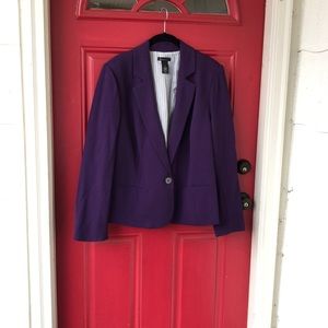 Purple Lane Bryant Blazer size 20 never worn!!